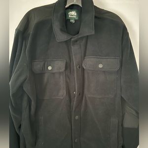 Roots black fleece shirt